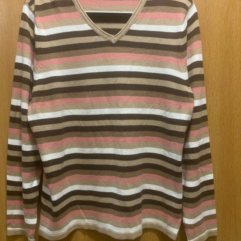 Women’s Croft & Barrow striped sweater XL